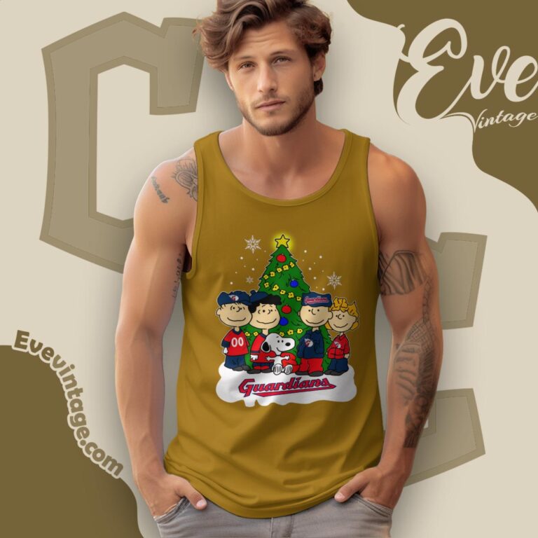 Snoopy And Friends Cleveland Guardians Christmas Shirt Tank Top Racerback Snoopy And Friends Cleveland Guardians Christmas Shirt Tank Top Racerback