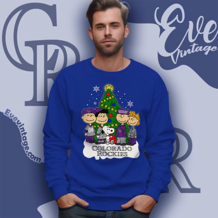 Snoopy And Friends Colorado Rockies Christmas Shirt Sweatshirt Snoopy And Friends Colorado Rockies Christmas Shirt Sweatshirt