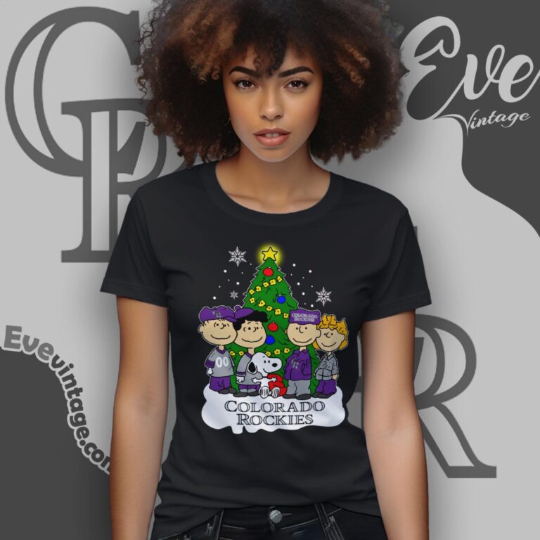 Snoopy And Friends Colorado Rockies Christmas Shirt Women T Shirt Snoopy And Friends Colorado Rockies Christmas Shirt Women T Shirt