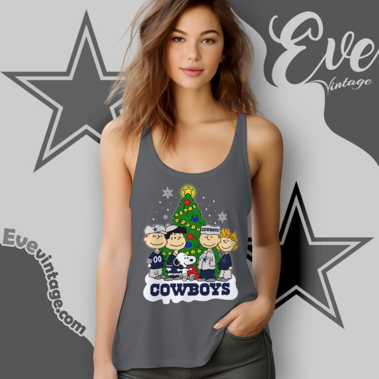 Snoopy And Friends Dallas Cowboys Christmas Shirt Tank Top Racerback Snoopy And Friends Dallas Cowboys Christmas Shirt Tank Top Racerback