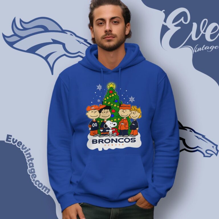 Snoopy And Friends Denver Broncos Christmas Shirt Hoodie Snoopy And Friends Denver Broncos Christmas Shirt Hoodie
