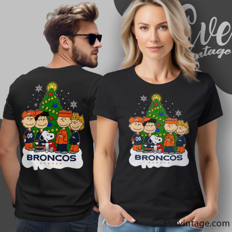 Snoopy And Friends Denver Broncos Christmas Shirt Women T Shirt Snoopy And Friends Denver Broncos Christmas Shirt Women T Shirt