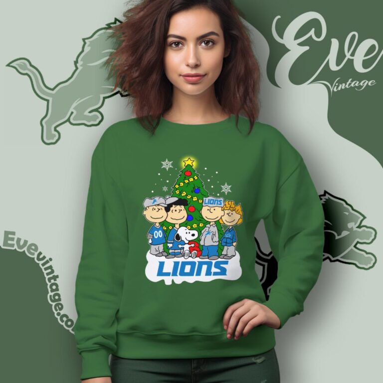 Snoopy And Friends Detroit Lions Christmas Shirt Sweatshirt Snoopy And Friends Detroit Lions Christmas Shirt Sweatshirt