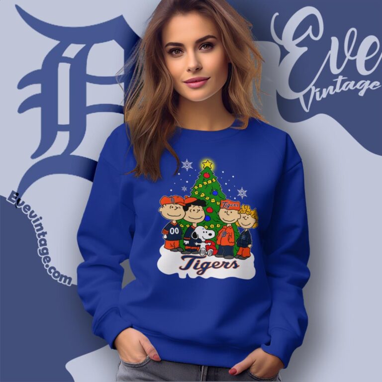 Snoopy And Friends Detroit Tigers Christmas Shirt Sweatshirt Snoopy And Friends Detroit Tigers Christmas Shirt Sweatshirt