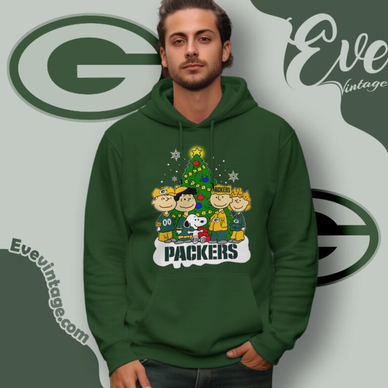 Snoopy And Friends Green Bay Packers Christmas Shirt Hoodie Snoopy And Friends Green Bay Packers Christmas Shirt Hoodie