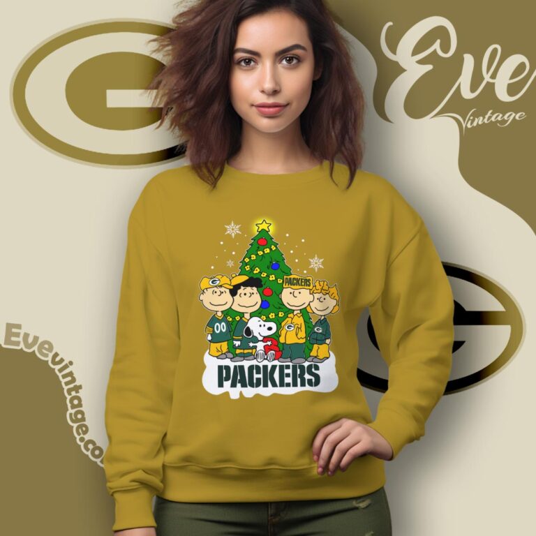 Snoopy And Friends Green Bay Packers Christmas Shirt Sweatshirt Snoopy And Friends Green Bay Packers Christmas Shirt Sweatshirt