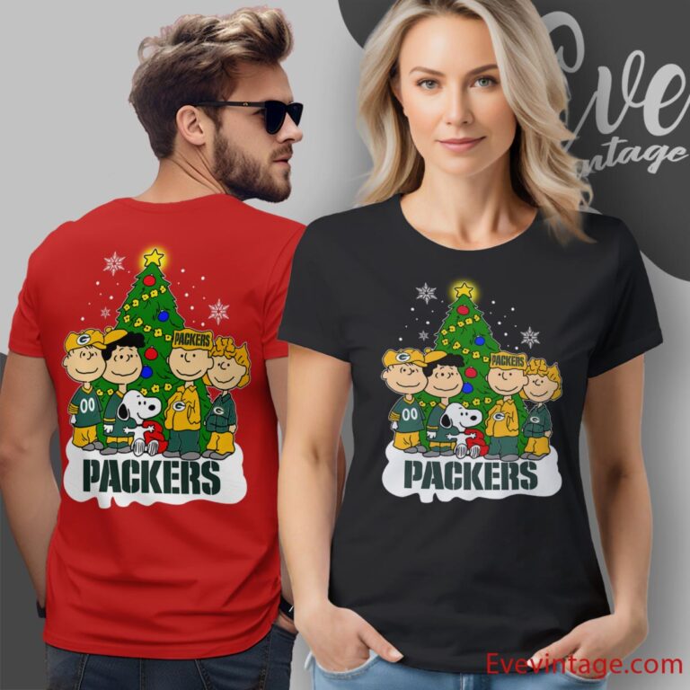 Snoopy And Friends Green Bay Packers Christmas Shirt Women T Shirt Snoopy And Friends Green Bay Packers Christmas Shirt Women T Shirt