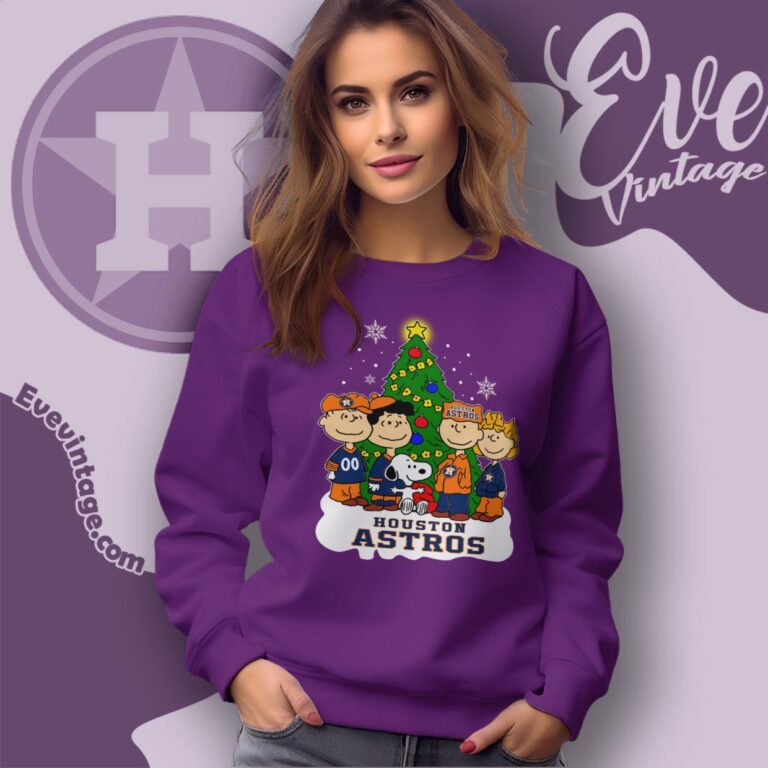 Snoopy And Friends Houston Astros Christmas Shirt Sweatshirt Snoopy And Friends Houston Astros Christmas Shirt Sweatshirt