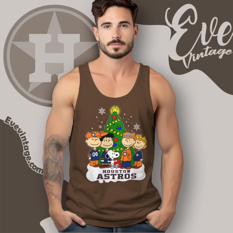 Snoopy And Friends Houston Astros Christmas Shirt Tank Top Racerback Snoopy And Friends Houston Astros Christmas Shirt Tank Top Racerback