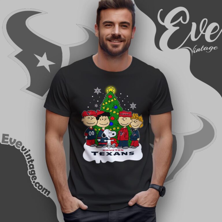Snoopy And Friends Houston Texans Christmas Shirt T Shirt Snoopy And Friends Houston Texans Christmas Shirt T Shirt