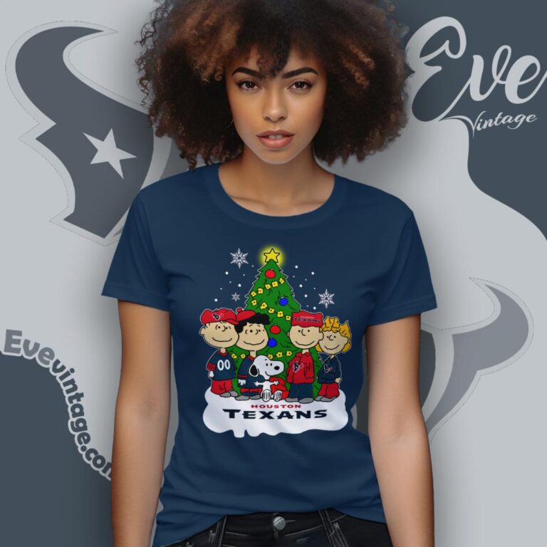 Snoopy And Friends Houston Texans Christmas Shirt Women T Shirt Snoopy And Friends Houston Texans Christmas Shirt Women T Shirt