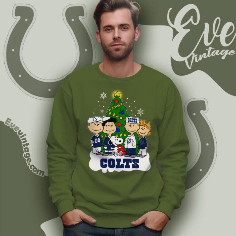 Snoopy And Friends Indianapolis Colts Christmas Shirt Sweatshirt Snoopy And Friends Indianapolis Colts Christmas Shirt Sweatshirt