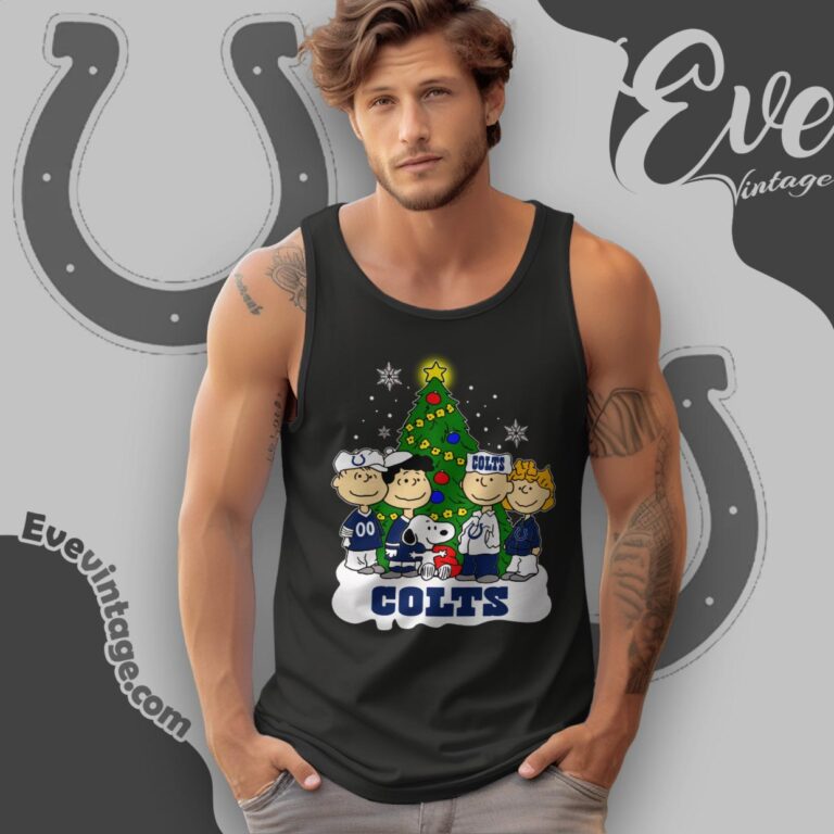 Snoopy And Friends Indianapolis Colts Christmas Shirt Tank Top Racerback Snoopy And Friends Indianapolis Colts Christmas Shirt Tank Top Racerback
