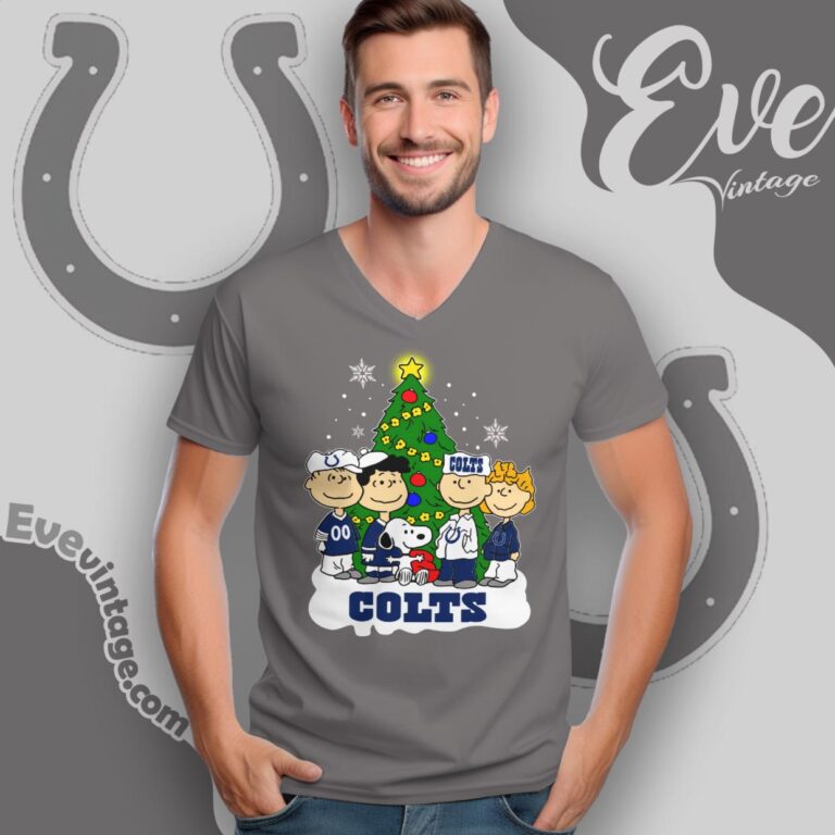 Snoopy And Friends Indianapolis Colts Christmas Shirt V Neck TShirt Snoopy And Friends Indianapolis Colts Christmas Shirt V Neck TShirt