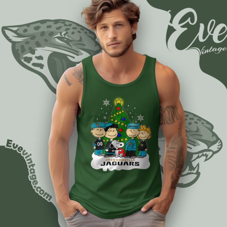 Snoopy And Friends Jacksonville Jaguars Christmas Shirt Tank Top Racerback Snoopy And Friends Jacksonville Jaguars Christmas Shirt Tank Top Racerback