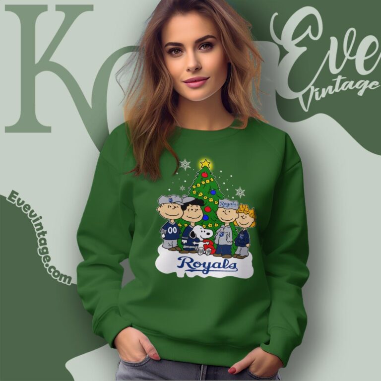 Snoopy And Friends Kansas City Royals Christmas Shirt Sweatshirt Snoopy And Friends Kansas City Royals Christmas Shirt Sweatshirt