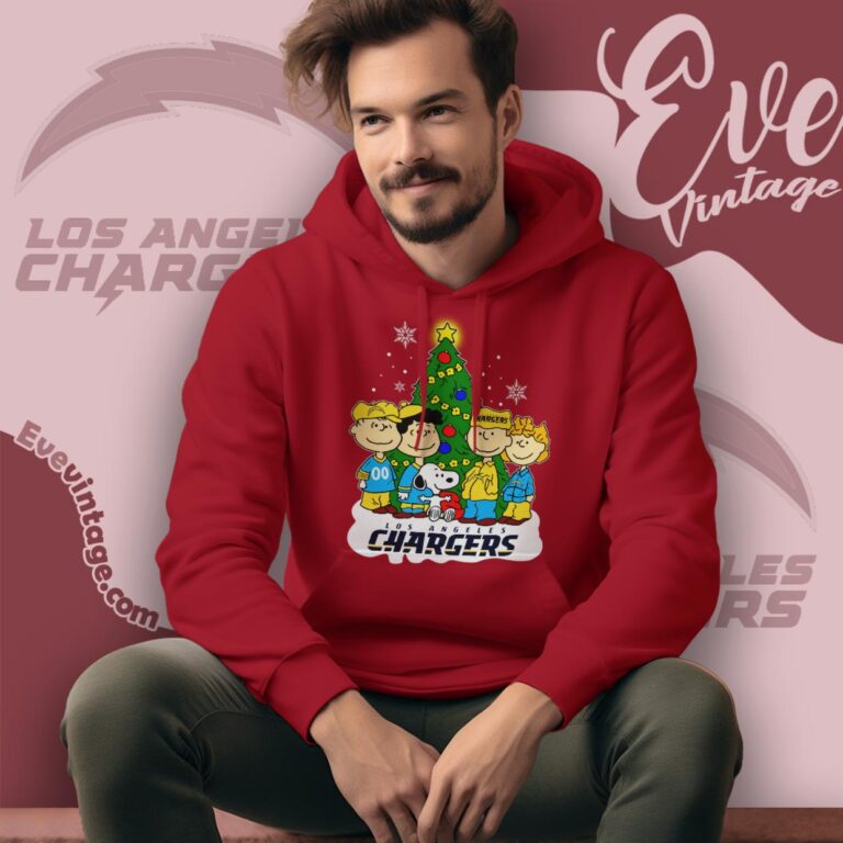 Snoopy And Friends Los Angeles Chargers Christmas Shirt Hoodie Snoopy And Friends Los Angeles Chargers Christmas Shirt Hoodie