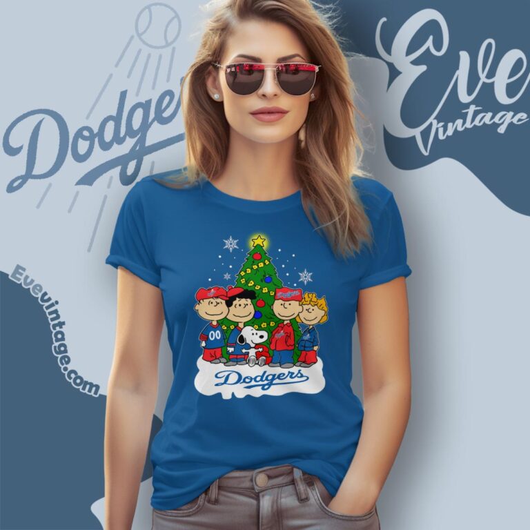 Snoopy And Friends Los Angeles Dodgers Christmas Shirt Women T Shirt Snoopy And Friends Los Angeles Dodgers Christmas Shirt Women T Shirt