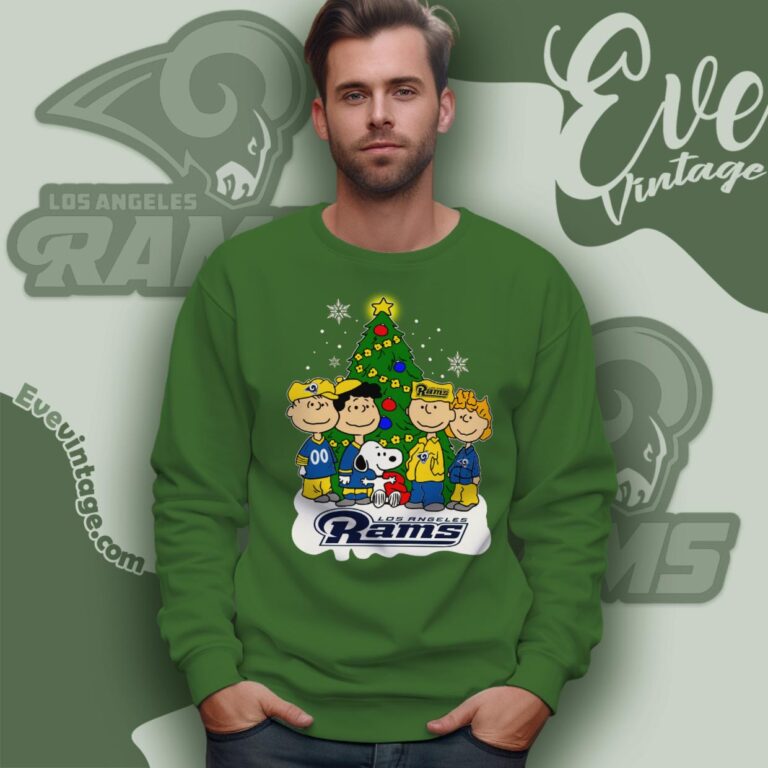 Snoopy And Friends Los Angeles Rams Christmas Shirt Sweatshirt Snoopy And Friends Los Angeles Rams Christmas Shirt Sweatshirt