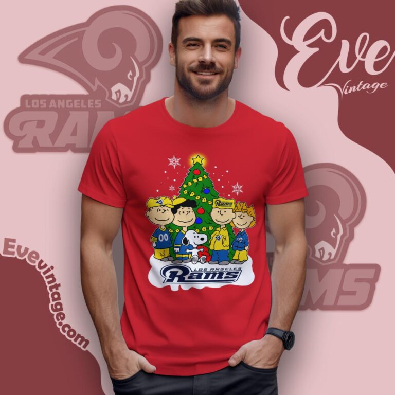 Snoopy And Friends Los Angeles Rams Christmas Shirt T Shirt Snoopy And Friends Los Angeles Rams Christmas Shirt T Shirt