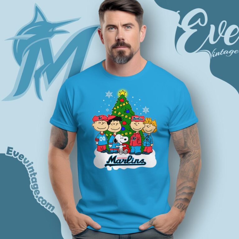Snoopy And Friends Miami Marlins Christmas Shirt T Shirt Snoopy And Friends Miami Marlins Christmas Shirt T Shirt
