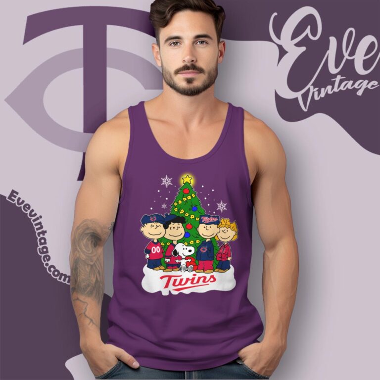 Snoopy And Friends Minnesota Twins Christmas Shirt Tank Top Racerback Snoopy And Friends Minnesota Twins Christmas Shirt Tank Top Racerback