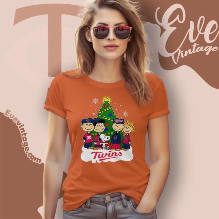 Snoopy And Friends Minnesota Twins Christmas Shirt Women T Shirt Snoopy And Friends Minnesota Twins Christmas Shirt Women T Shirt