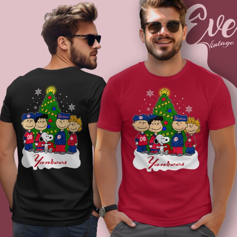 Snoopy And Friends New York Yankees Christmas Shirt T Shirt Snoopy And Friends New York Yankees Christmas Shirt T Shirt