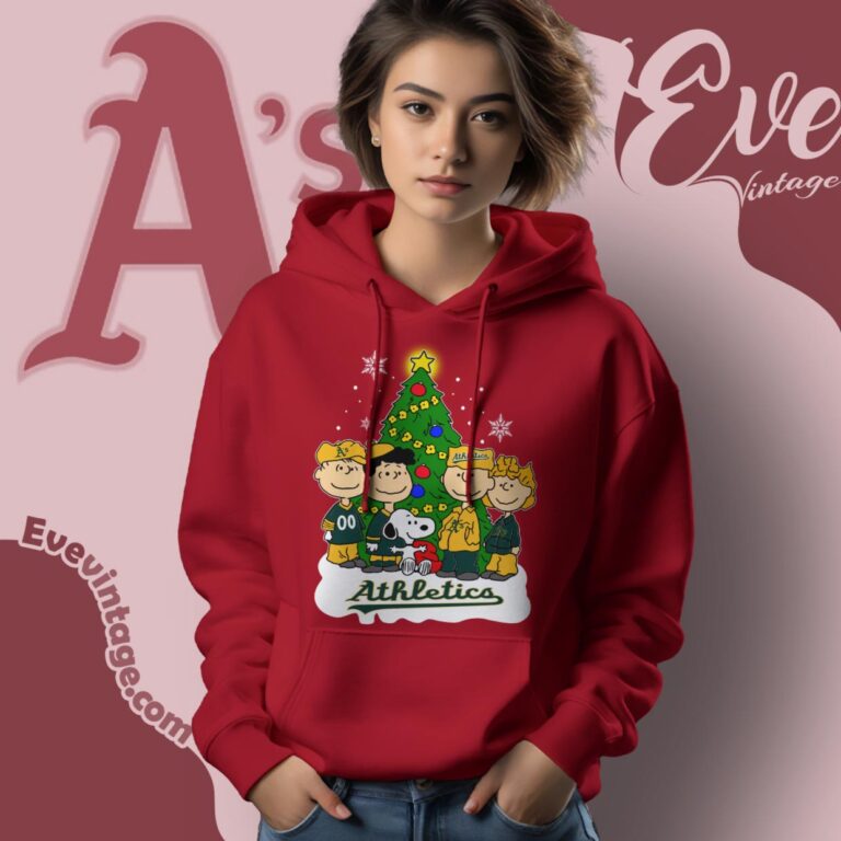 Snoopy And Friends Oakland Athletics Christmas Shirt Hoodie Snoopy And Friends Oakland Athletics Christmas Shirt Hoodie