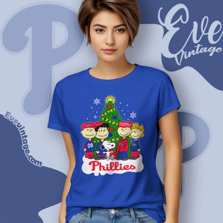Snoopy And Friends Philadelphia Phillies Christmas Shirt Women T Shirt Snoopy And Friends Philadelphia Phillies Christmas Shirt Women T Shirt