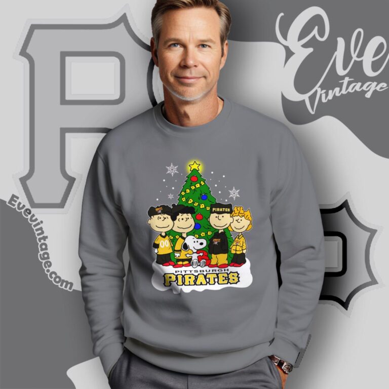 Snoopy And Friends Pittsburgh Pirates Christmas Shirt Sweatshirt Snoopy And Friends Pittsburgh Pirates Christmas Shirt Sweatshirt