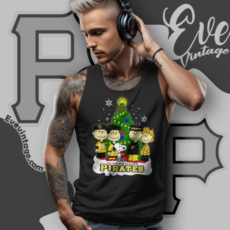 Snoopy And Friends Pittsburgh Pirates Christmas Shirt Tank Top Racerback Snoopy And Friends Pittsburgh Pirates Christmas Shirt Tank Top Racerback