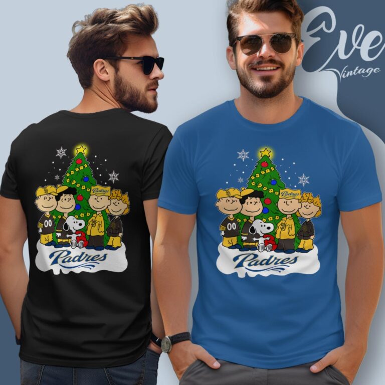 Snoopy And Friends San Diego Padres Christmas Shirt T Shirt Snoopy And Friends San Diego Padres Christmas Shirt T Shirt
