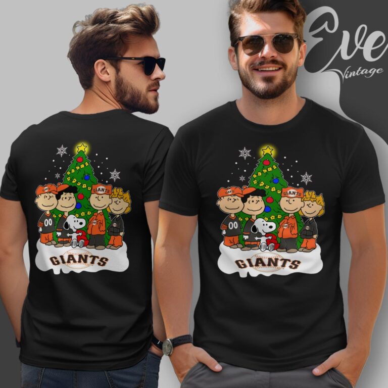 Snoopy And Friends San Francisco Giants Christmas Shirt T Shirt Snoopy And Friends San Francisco Giants Christmas Shirt T Shirt