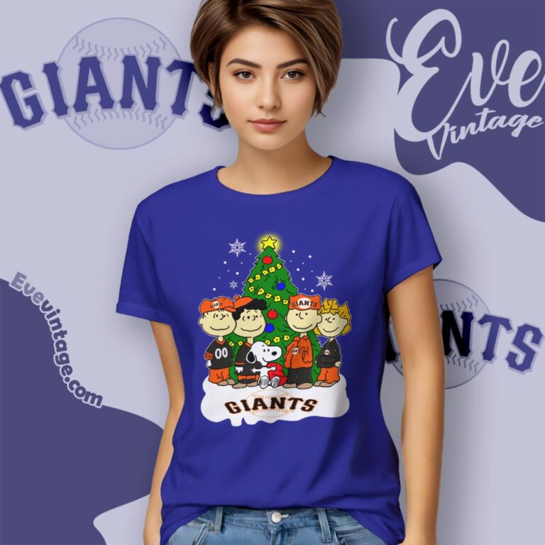 Snoopy And Friends San Francisco Giants Christmas Shirt Women T Shirt Snoopy And Friends San Francisco Giants Christmas Shirt Women T Shirt