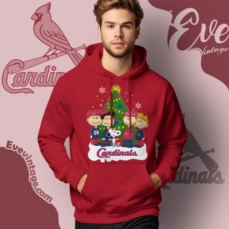 Snoopy And Friends St Louis Cardinals Christmas Shirt Hoodie Snoopy And Friends St Louis Cardinals Christmas Shirt Hoodie