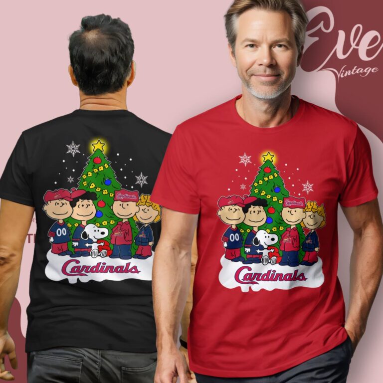Snoopy And Friends St Louis Cardinals Christmas Shirt T Shirt Snoopy And Friends St Louis Cardinals Christmas Shirt T Shirt