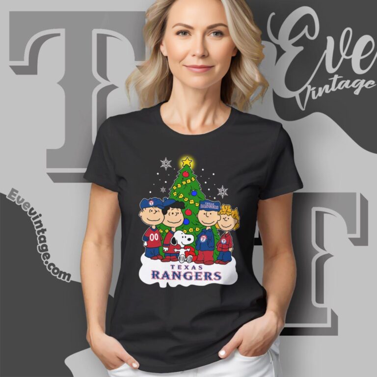 Snoopy And Friends Texas Rangers Christmas Shirt Women T Shirt Snoopy And Friends Texas Rangers Christmas Shirt Women T Shirt
