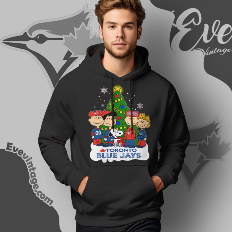 Snoopy And Friends Toronto Blue Jays Christmas Shirt Hoodie Snoopy And Friends Toronto Blue Jays Christmas Shirt Hoodie