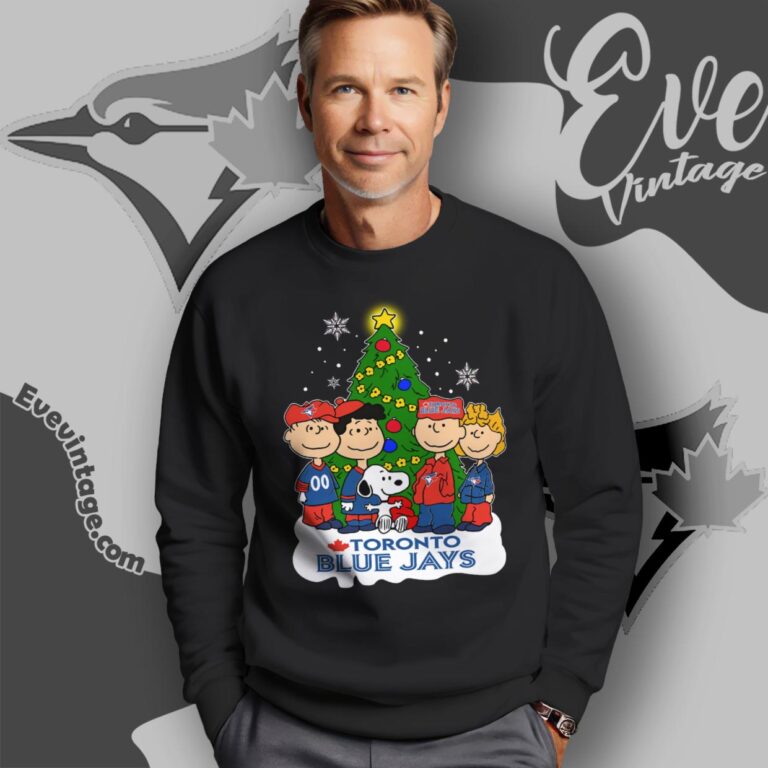 Snoopy And Friends Toronto Blue Jays Christmas Shirt Sweatshirt Snoopy And Friends Toronto Blue Jays Christmas Shirt Sweatshirt