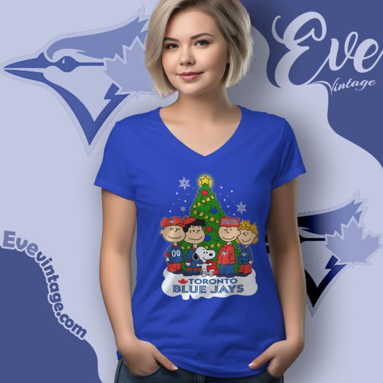 Snoopy And Friends Toronto Blue Jays Christmas Shirt V Neck TShirt Snoopy And Friends Toronto Blue Jays Christmas Shirt V Neck TShirt