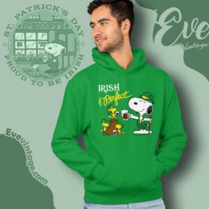 Snoopy And Woodstock St. Patrick’s Day Shirt – Irish Is Perfect