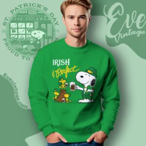 Snoopy And Woodstock St Patricks Day Shirt Sweatshirt
