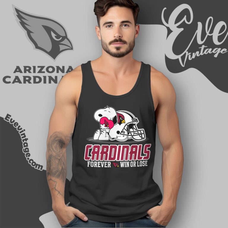 Snoopy Arizona Cardinals Forever Win Or Lose Shirt Tank Top Racerback Snoopy Arizona Cardinals Forever Win Or Lose Shirt Tank Top Racerback