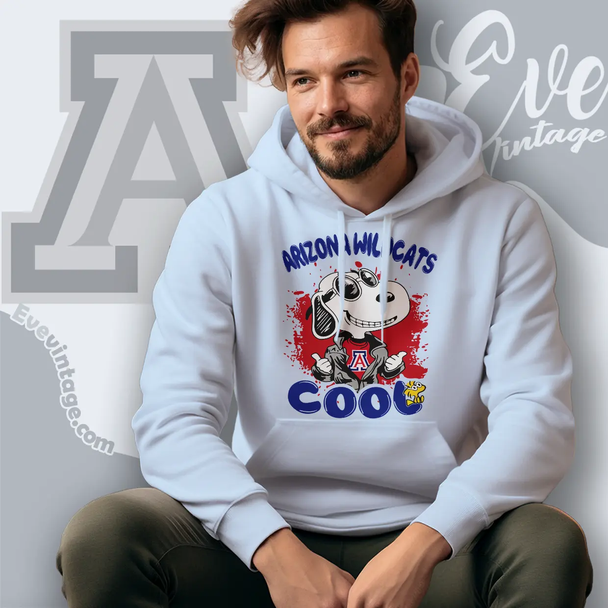 Snoopy Arizona Wildcats Cool Hoodie Snoopy Arizona Wildcats Cool Hoodie