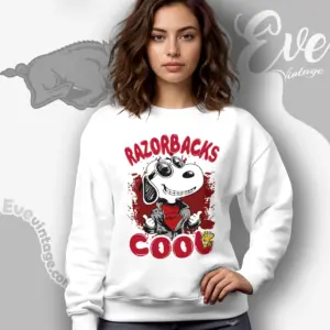 Snoopy Arkansas Razorbacks Cool Sweatshirt