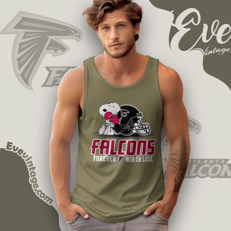 Snoopy Atlanta Falcons Forever Win Or Lose Shirt Tank Top Racerback Snoopy Atlanta Falcons Forever Win Or Lose Shirt Tank Top Racerback