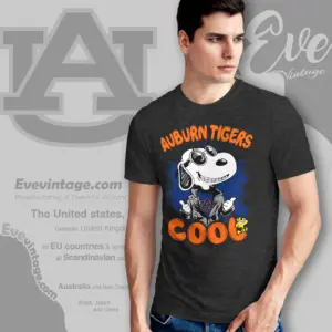 Snoopy Auburn Tigers Cool T shirt