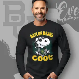 Snoopy Baylor Bears Cool Long Sleeve Tee