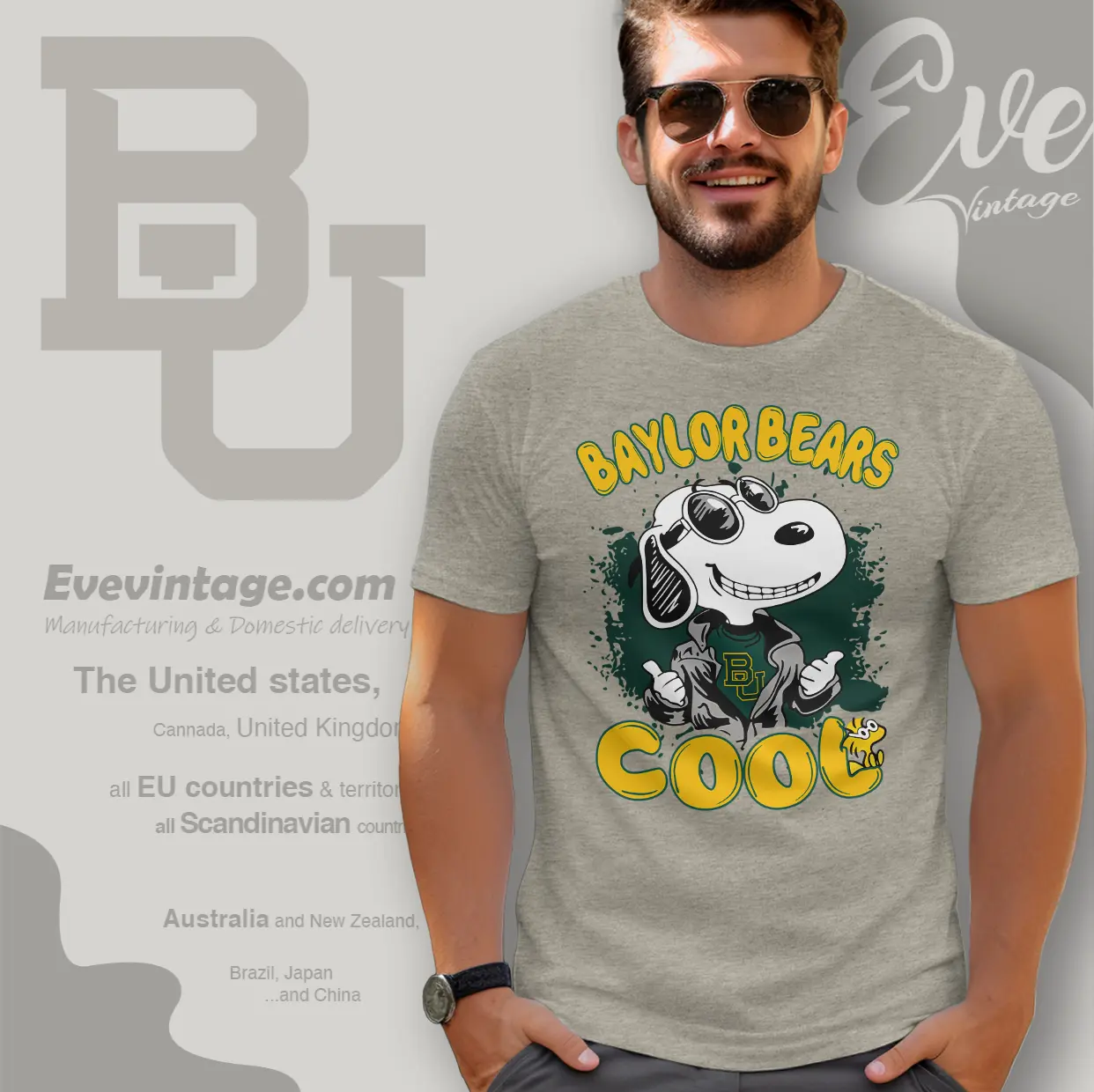 Snoopy Baylor Bears Cool T shirt Snoopy Baylor Bears Cool T shirt